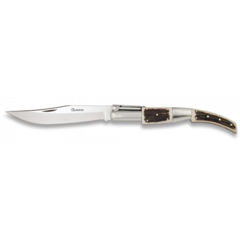 Arabic pocket knife. Red wood.Blade 17.5 - zsebkés, bicska, 16,9 cm, piros, ALBAINOX
