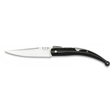   Black stamina pocket knife. Billet. 8.5 cm -  zsebkés, bicska, fekete, ellenálló nyéllel