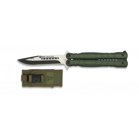 Butterfly knife K25 green 10.3 cm