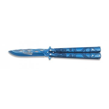 Rainblue balisong.  10 cm - zsebkés, bicska