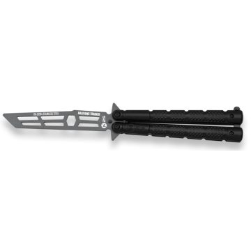   K25 black coated training balisong - Albainox, gyakorlókés, fekete