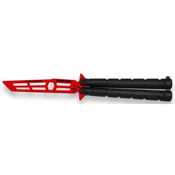   K25 red coated training balisong - Albainox, gyakorlókés, piros