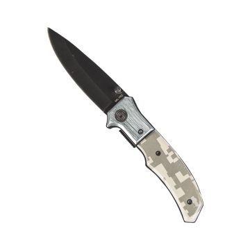   AT-DIGITAL ONE-HAND KNIFE - zsebkés, bicska, egykezes, csiptetővel, 9 cm, MIL-TEC