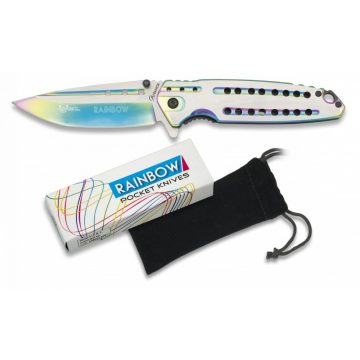 Rainbow FOS penknife. Sheath. Blade 9.5 - zsebkés, bicska