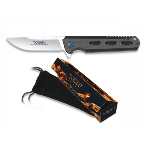 Tokisu pocket knife. Carbon fiber. 8.6 - zsebkés, bicska