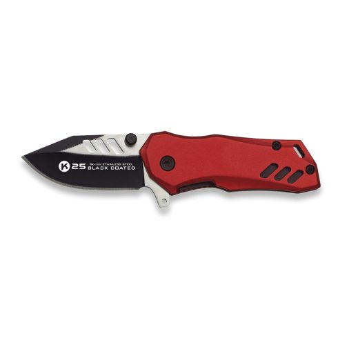 K25 red pocket knife. Blade 5 cm - zsebkés, bicska, piros, 5 cm