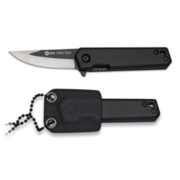   Pendant pocket knife. Kydex sheath. K25 - zsebkés, bicska, 5,2 cm, függeszthető, fekete