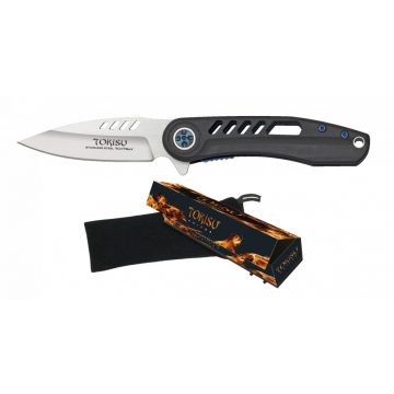   Tokisu CNC/G10/bearings folding knife - zsebkés, bicska, 7,3 cm