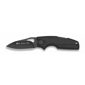   K25 EDC black pocket knife. Clip . Bl 5.8 - Albainox,  zsebkés, bicska, fekete