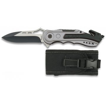   Albainox pocket knife SEG-1.Pouch.Bl 8.1 - zsebkés, bicska, 8,1 cm, szürke