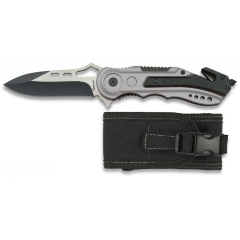 Albainox pocket knife SEG-1.Pouch.Bl 8.1 - zsebkés, bicska, 8,1 cm, szürke
