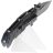   Tactical pocket knife K25 BLACK COATED - Albainox, taktikai kés, zsebkés, bicska, fekete
