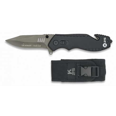 Tactical pocket knife H.8 cm - zsebkés, bicska, 8,4 cm, fekete