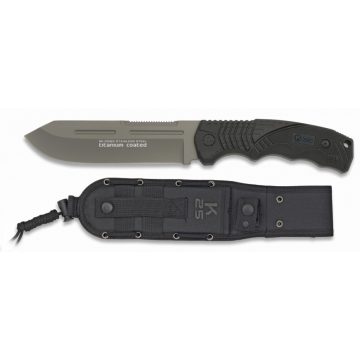 Knife K25 SFL. 14 cm - kés, 14 cm, fekete