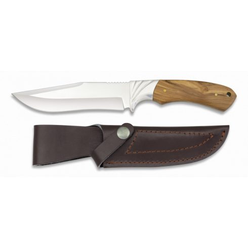 ALBAINOX Hunting knife. Olive wood vadászkés