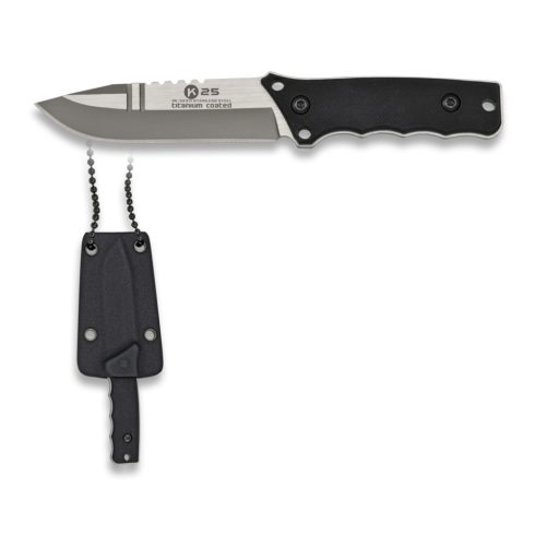 Tactical knife K25 G10 7 cm - Albainox, taktikai kés, fekete