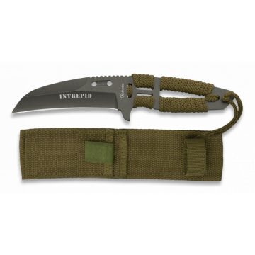   Tactical knife ALBAINOX INTREPID - kés, taktikai, zöld, 10,5 cm