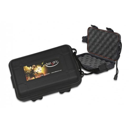 BARBARIC Black ABS box (12x8x4) - fekete műanyag doboz