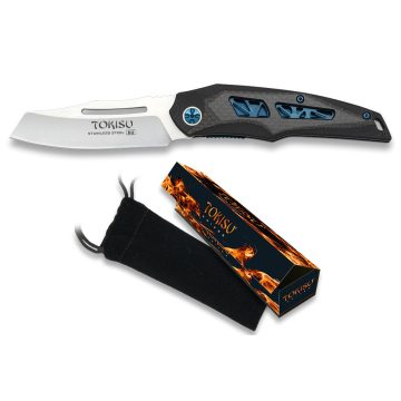   Tokisu penknife. D2 steel/CNC bearings - zsebkés, bicska, 8,5 cm