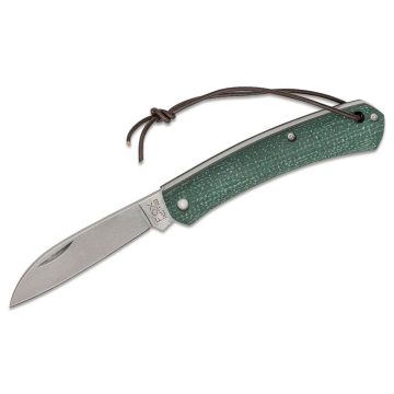 Fox Nauta EDC összecsukható kés, micarta green