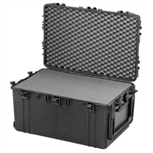 SUPROBOX M75-40 vízálló, törésálló műanyag hordláda, védőtáska - szivacsos