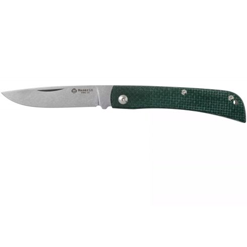 Maserin Scout összecsukható kés, green micarta 